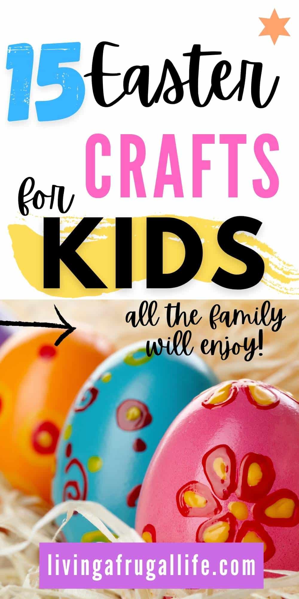 12 Pack Easter Egg Ornaments Paint Craft For Kids- Easter Basket Fillers,  Party Favors, Painting Eggs Easter Gift 